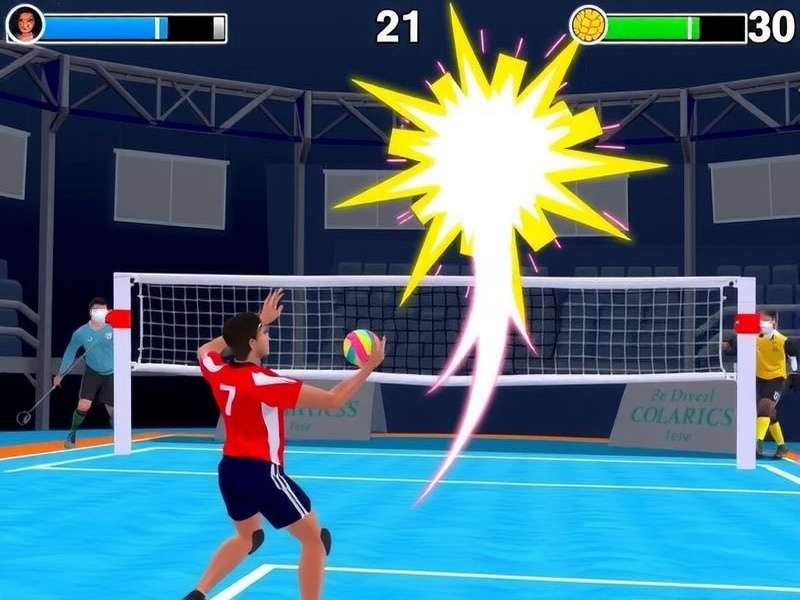 Power Volley Hero Gameplay Screenshot